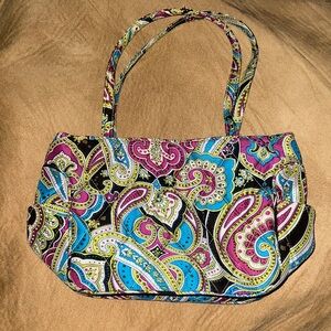 Vera Bradley Quilted Small Tote – Petal Paisley (Retired & Hard to Find)